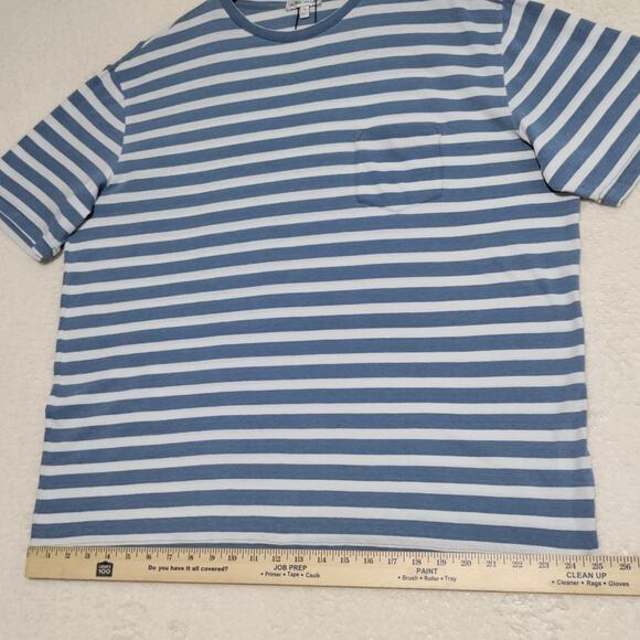 Peter Millar‎ Crown Sport Shirt Mens XL Performance Tee Striped Indigo Blue NWOT - Picture 8 of 13